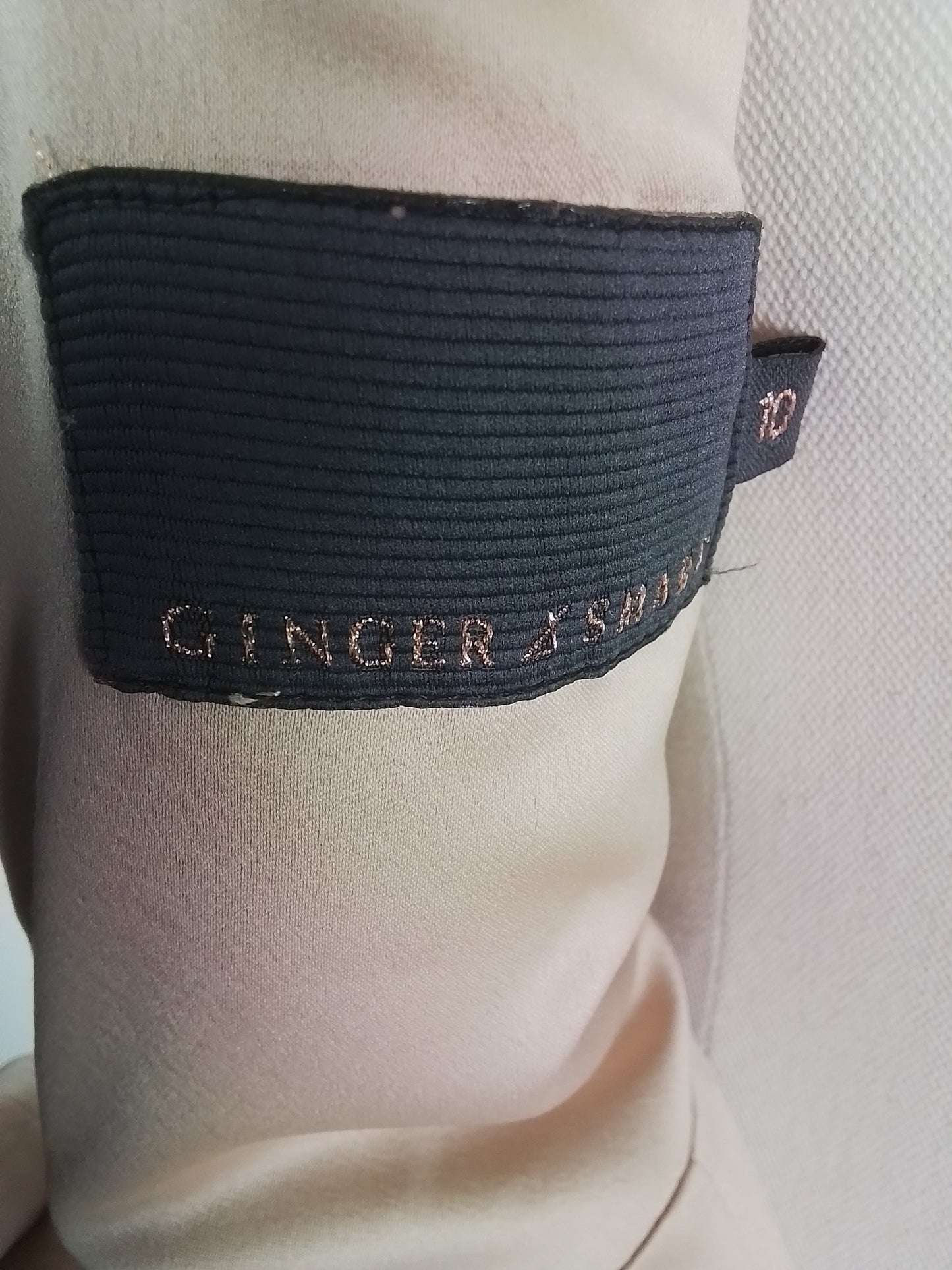 Ginger and Smart Black Lace Dress Size 10