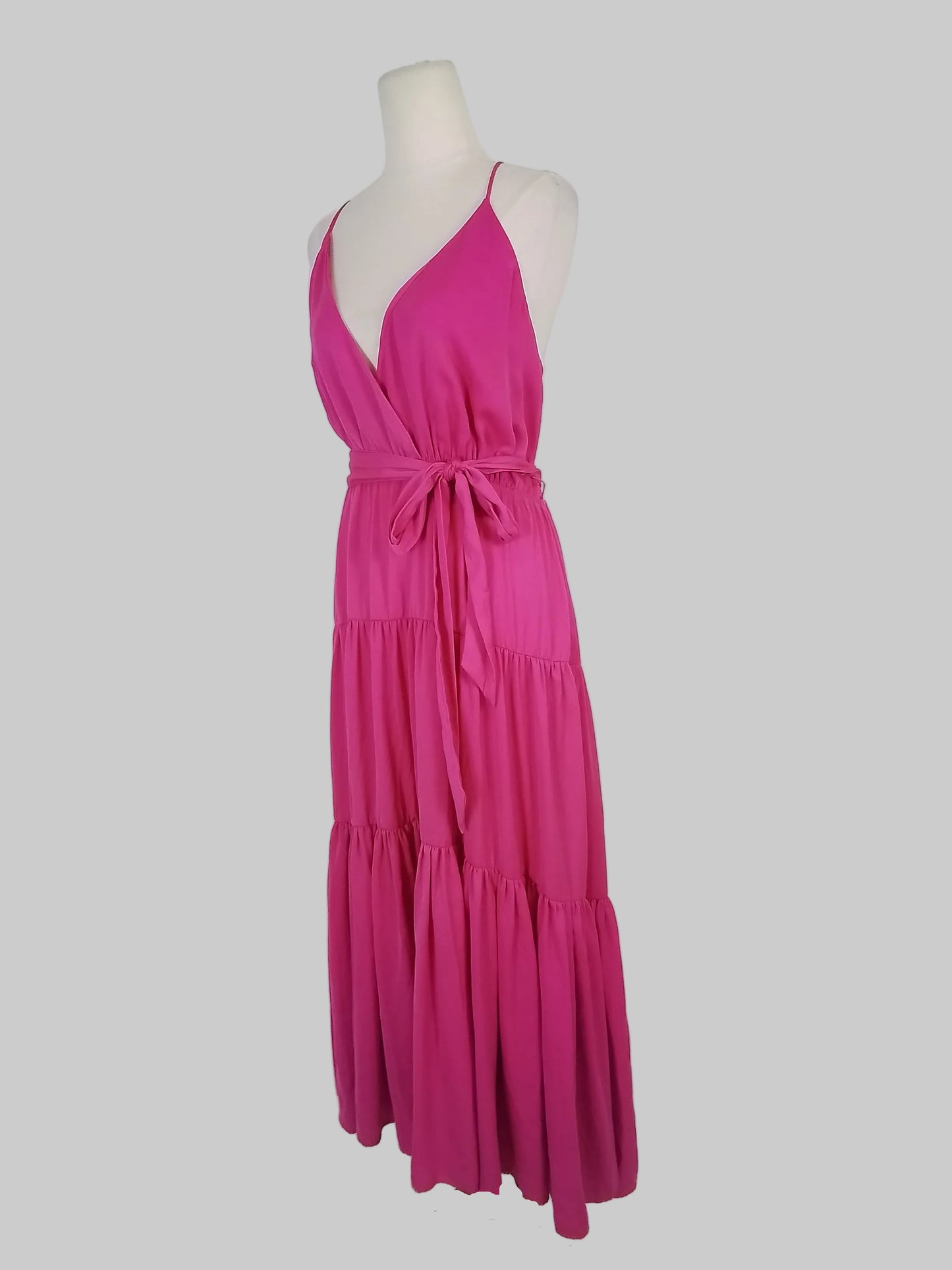 Sheike Pink Belted Dress Size 14