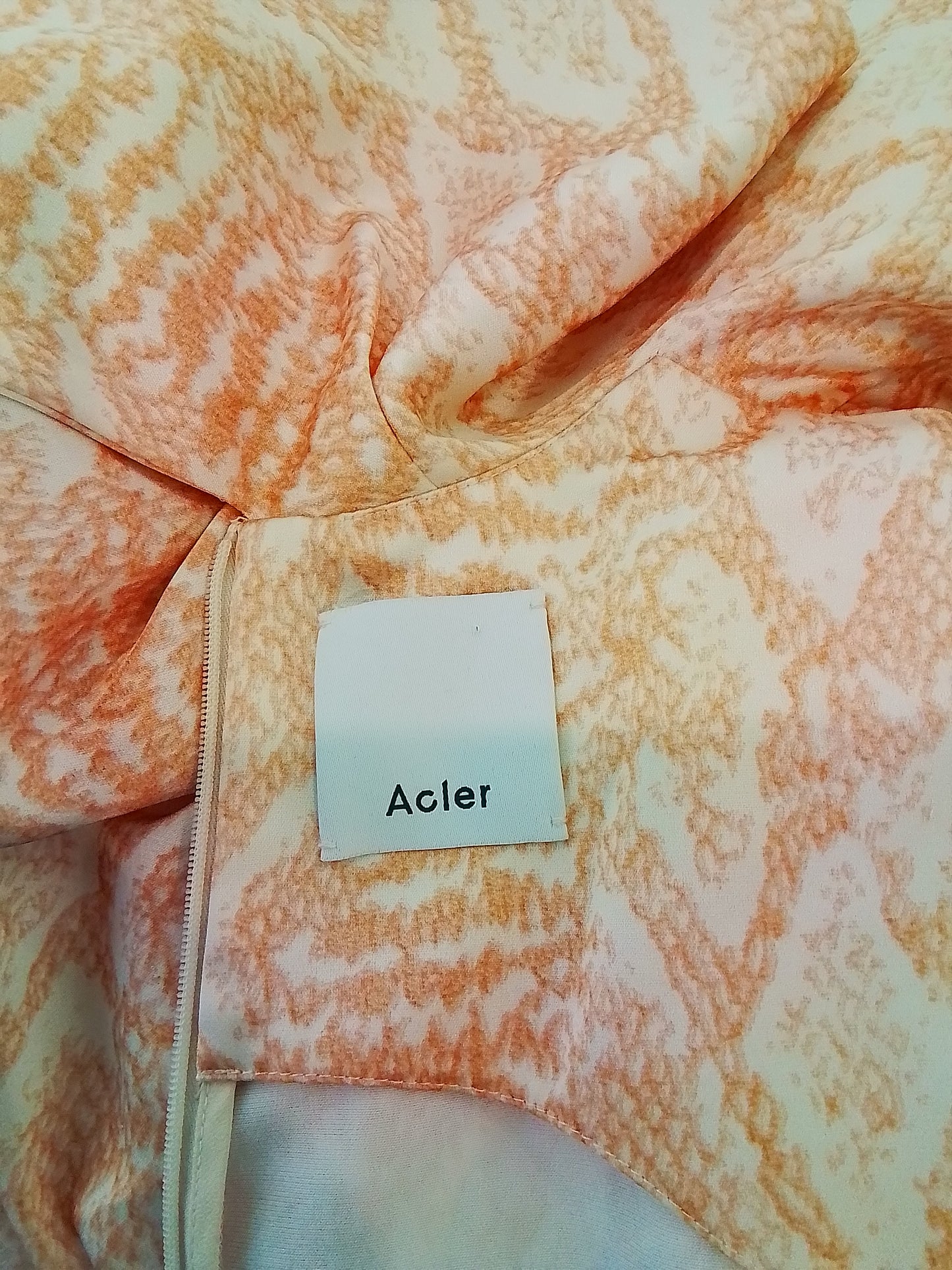 Acler Satin Draped Gifford Dress Size 10