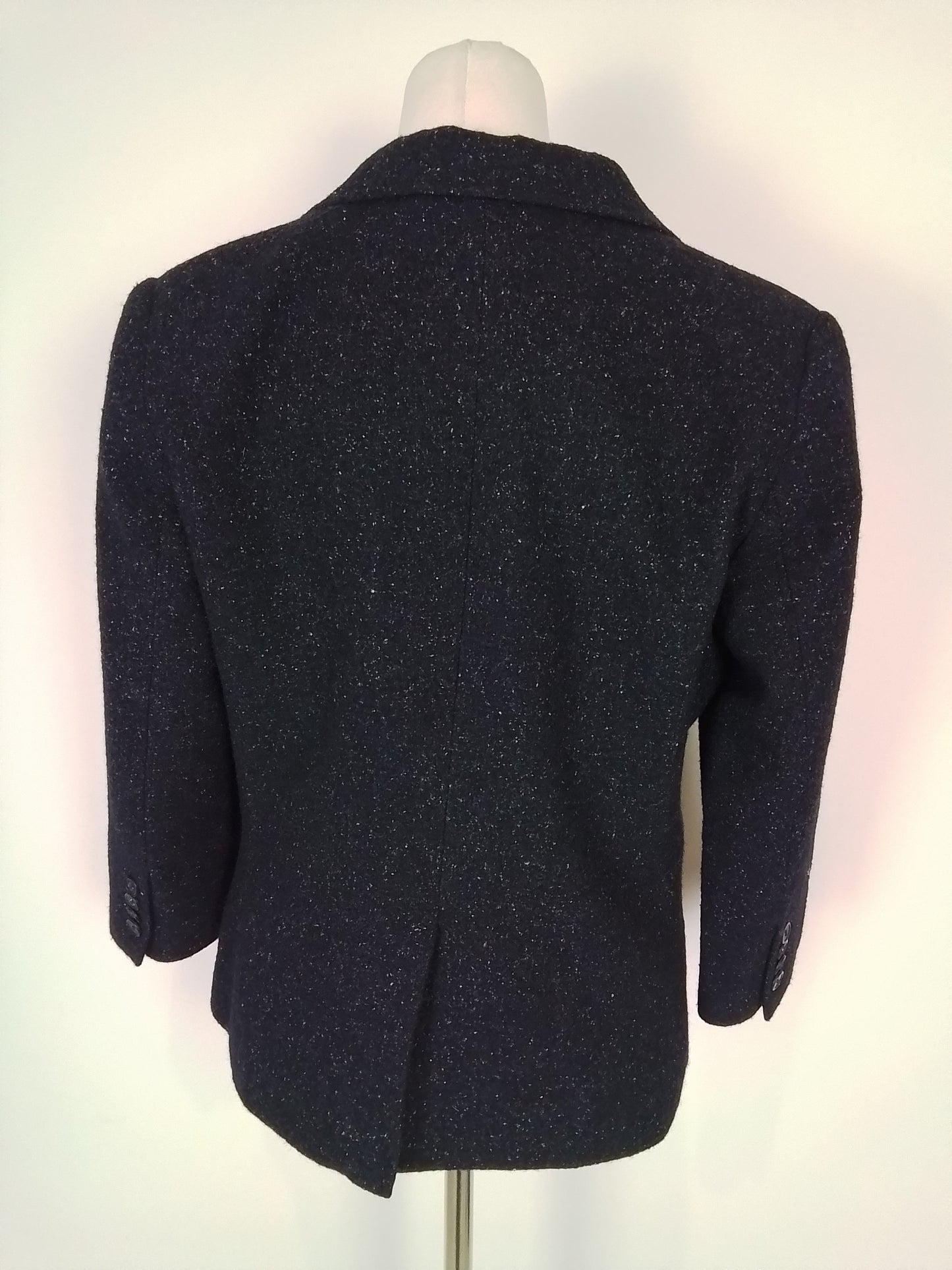 Witchery Blue Tweed Blazer Size 12