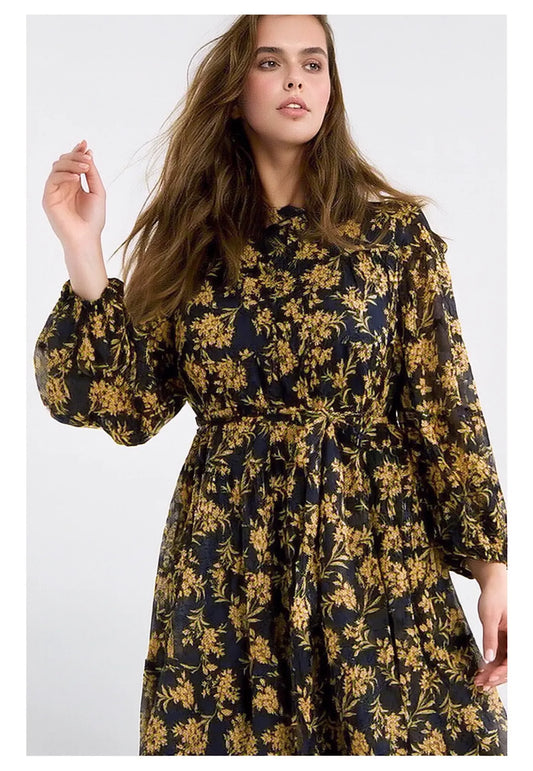 Review Walking On Sunshine Chiffon Dress Size 18