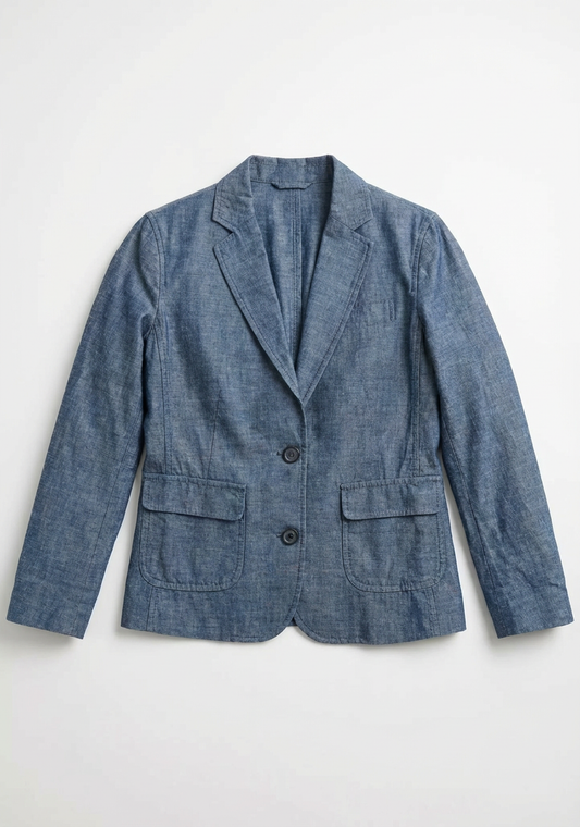 Trenery Chambray Blazer Size 6