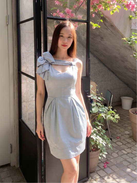 Cue  Light Grey Dress Size 8