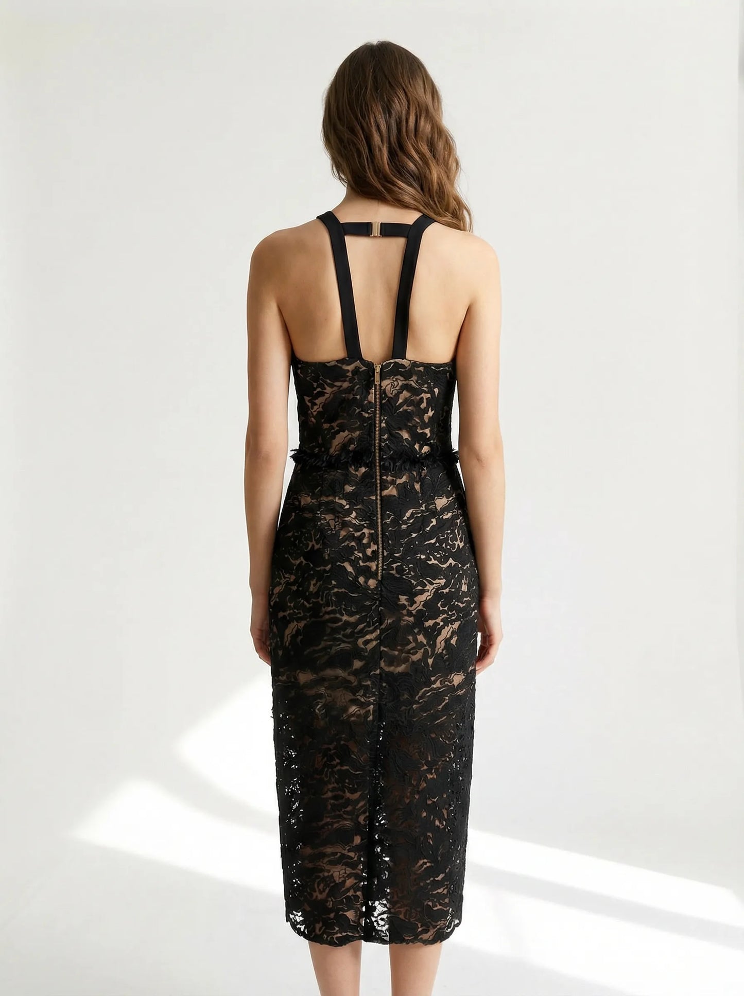 Ginger and Smart Black Lace Dress Size 10