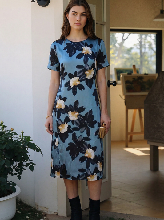 Perri Cutten Silk Dress Size 12