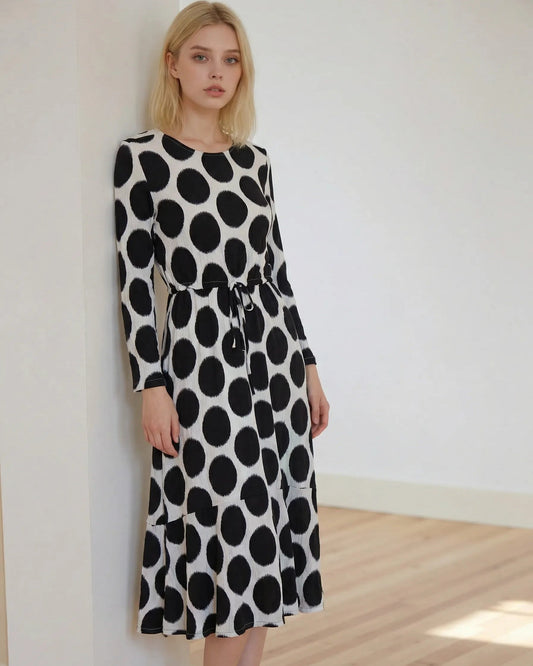 ELK Belted Midi Dress Size 6