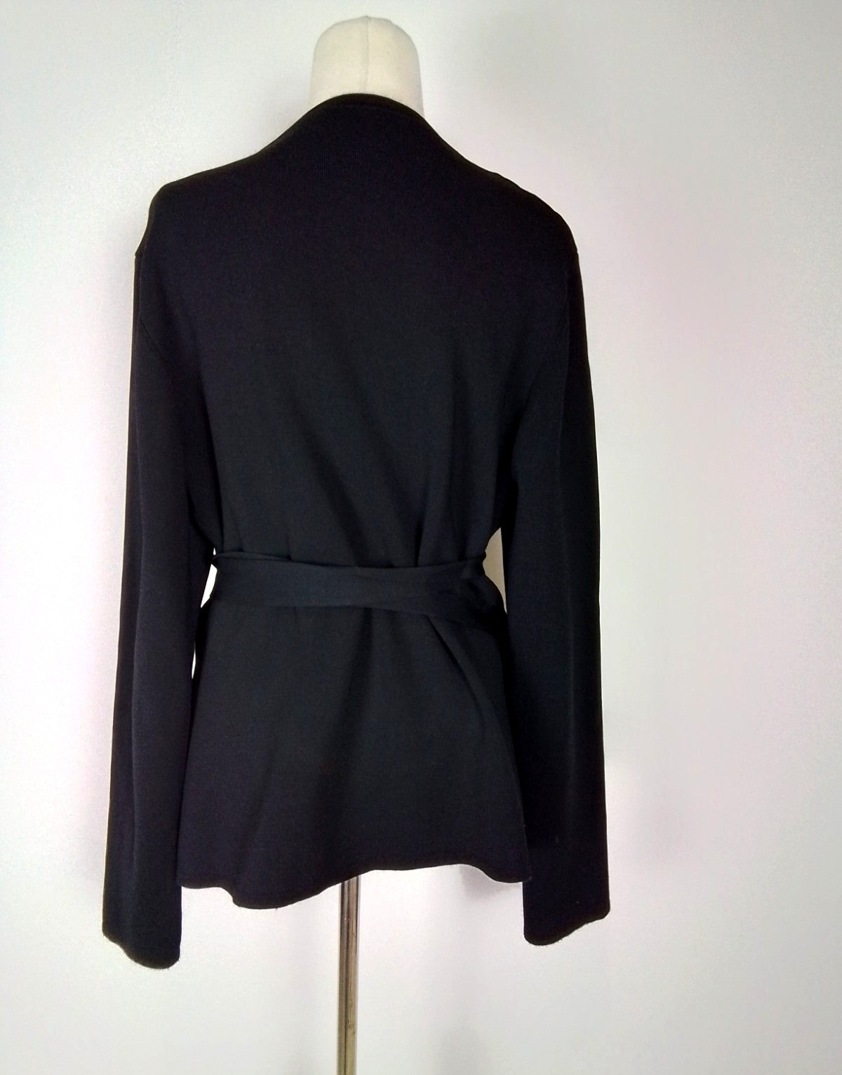 New Witchery Milano Knit Wrap Top with Belt XL/14