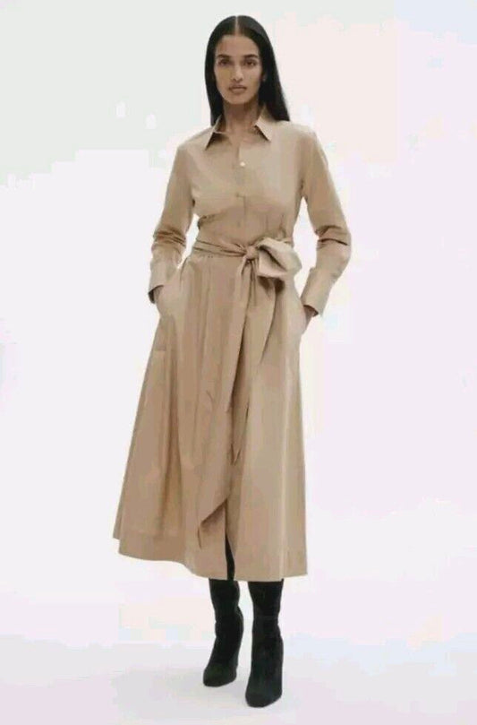 Witchery Collared Shirt Dress Size 6 NEW
