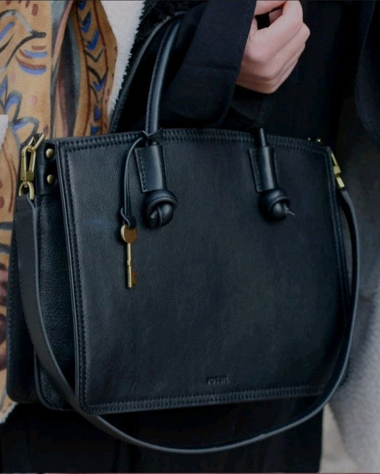 Fossil Leather Bag - Medium NEW