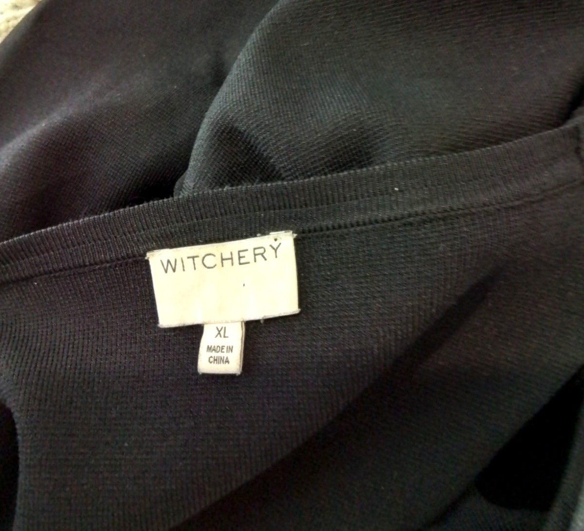 New Witchery Milano Knit Wrap Top with Belt XL/14