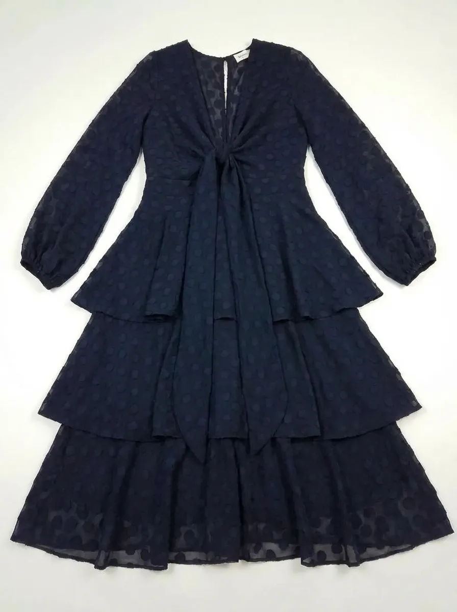 Sheike Tiered Ruffle Dress Size 12