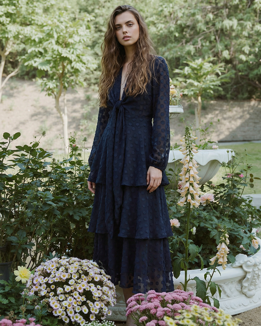 Sheike Tiered Ruffle Dress Size 12