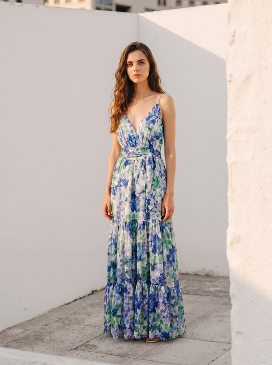 NEW Sheike Belted Long Dress Size 12
