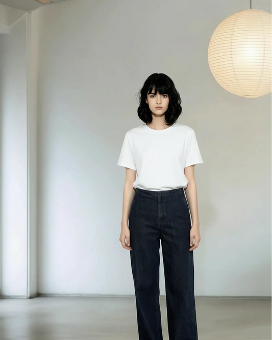 Trenery Blue Denim Wide Leg Pants Size 14