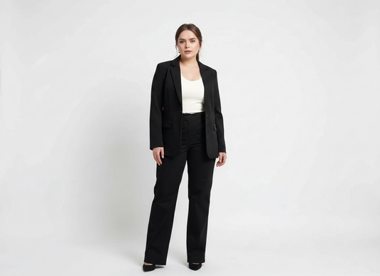 Trenery Black Straight Leg Pants Size 16